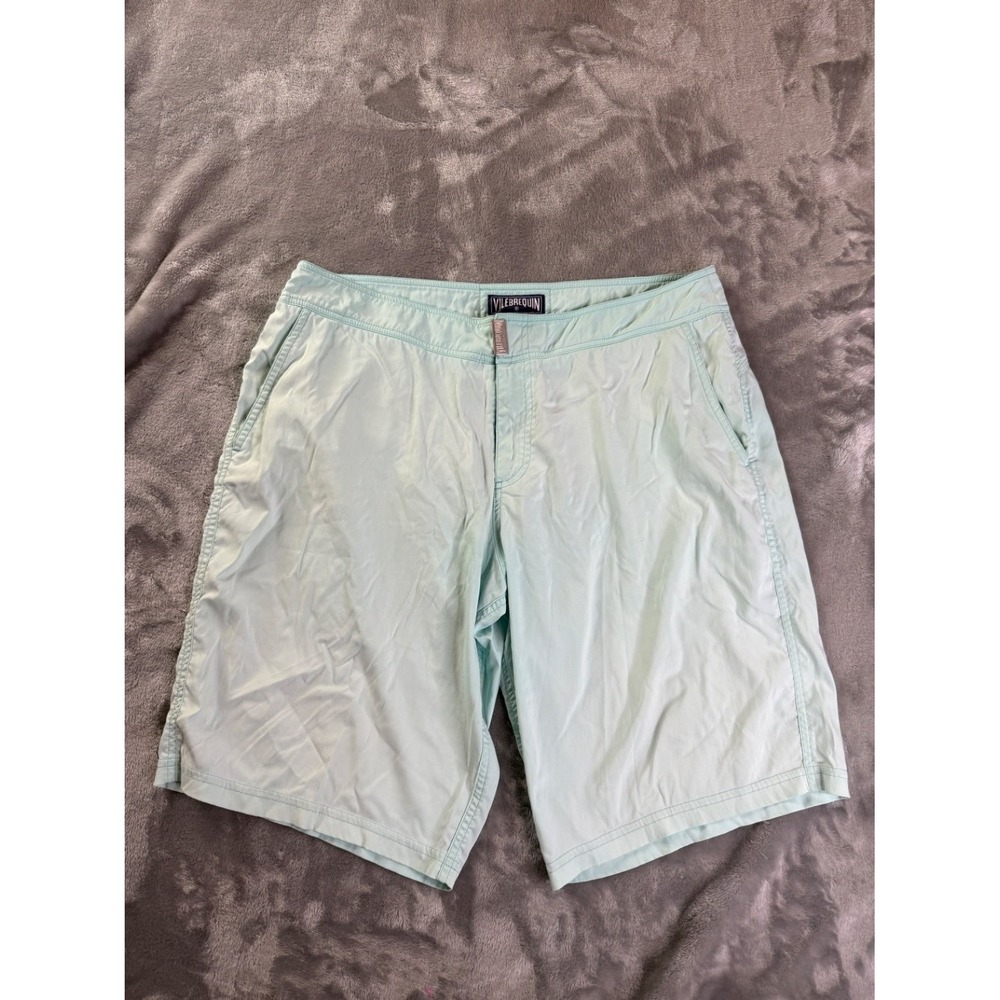 Vilebrequin Boardshorts Swim Trunks XL Blue Mesh Lining Mens